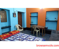 Semi Furnished room available for Single / Dual sharing Male PG at Tollygunge, Haridevpur
