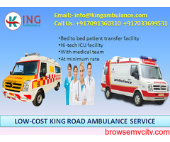 Get King Road Ambulance Service in Boring Road, Patna within Some Minutes
