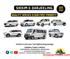 Contact us for Taxi sightseeing in Sikkim & Darjeeling