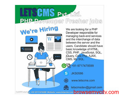 PHP Developer with JavaScript JOB in Aligarh | LETSCMS Pvt. Ltd.