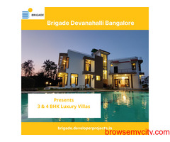 Brigade Villas In Devanahalli Bangalore - Buy The Property Of Your Dreams