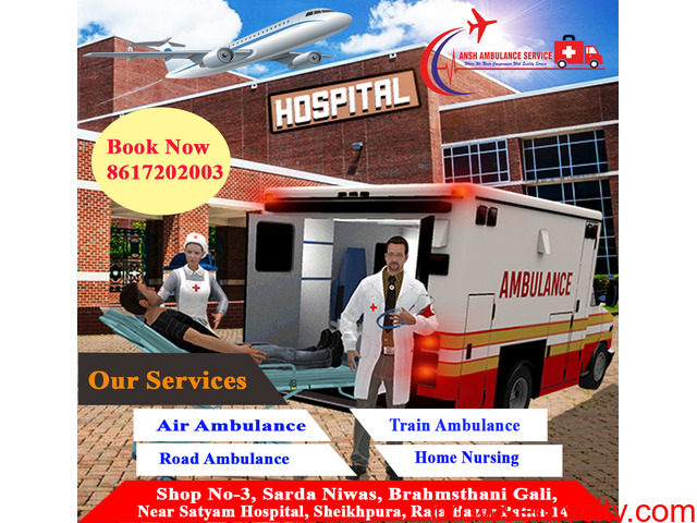 Get excellent treatments and fastest train ambulance service in Patna - 1/1