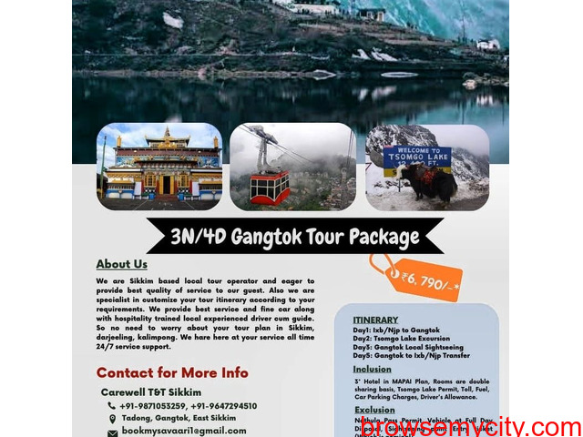Customize your Sikkim & Darjeeling tour as per your requirment - 5/6