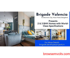 Brigade Valencia Hosur Road Bangalore - Soulful Immersions For Your Inner World