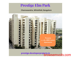 Prestige Elm Park channasandra Bangalore - Here Is Your Home-Sweet-Home