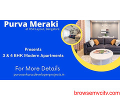 Purva Meraki HSR Layout Bangalore - Soulful Immersions For Your Inner World