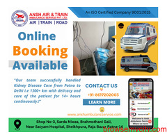 Availability fill time in your Patna in a cost-effective Range by Ansh Ambulance in Patna