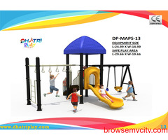 SWING, SLIDE, SEESAW, MERRY GO ROUND ARE MANUFACTURING
