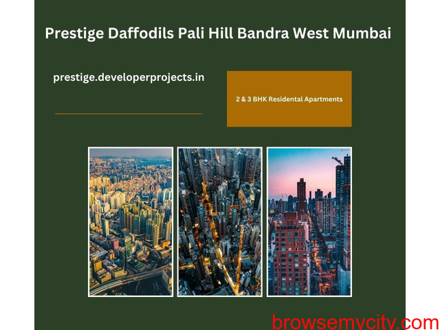 Prestige Daffodils Pali Hill Bandra West Mumbai | Buy Your Dream House - 4/4