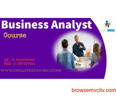 Business Analyst Online Training India | BA Online Training India