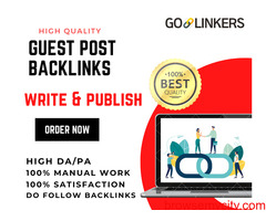 Buy High Quality Premium Guest Post Service