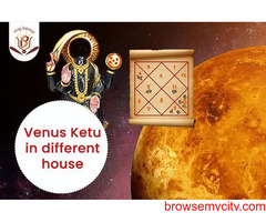 Venus Ketu in Different Houses -Business Career Marriage