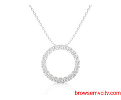 Up to 20% off Moissanite Pendants – On Sale