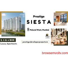 Prestige Siesta Mulund West Mumbai - Supreme Residences For A Modern Lifestyle.