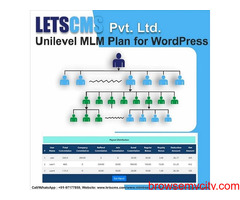 Unilevel Plan Used of an e-pin in WordPress, Drupal, Opencart, Laravel MLM software