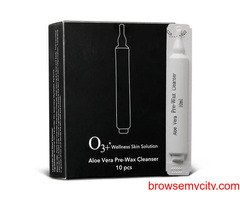 O3+ Aloe Vera Pre Wax Cleanser 10 Pcs, 100ml