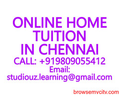 ONLINE HOME TUITION IN CHENNAI- ICSE, ISC, CBSE, NIOS, STATE BOARD- ALL SUBJECTS- CLASSES 8, 9, 10,