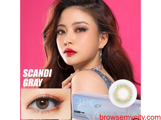 SCANDI GREY 1DAY COLORED CONTACT LENSES GURGAON - 1/1