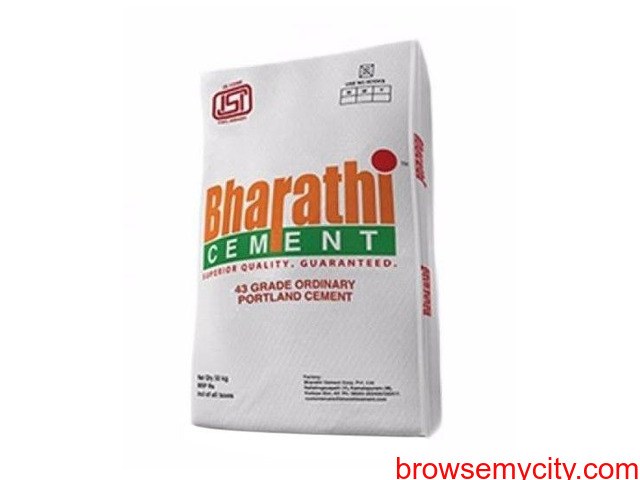 Buy Bharathi Cement Online | Shop Cement Online in Hyderabad - 1/1