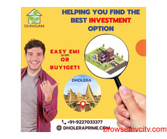 Dholera Smart City Investment - Buy 1 Get 1 Free Plot Offer