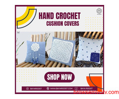 Grab Now Handmade Crochet Cushion Covers Online