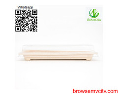 Tray disposable tray bagasse tray serving tray