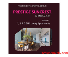 Prestige Suncrest Sanjay Nagar North Bangalore - Brighter Homes. Livelier Lives.