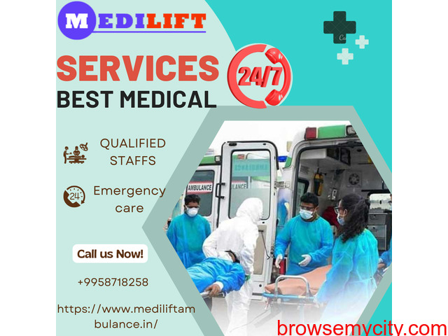 Ambulance Service in Patna, Bihar by Medilift| All Bases Covered First Aid - 1/1
