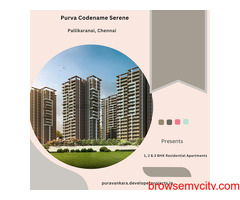 Purva Codename Serene Flats In Pallikaranai -Get Property To Live Dreams Chennai