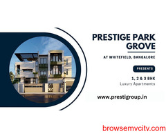 Prestige Park Grove Flats In Bangalore