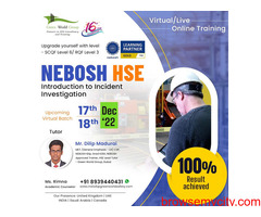 Register for a NEBOSH Incident Investigation Course in India