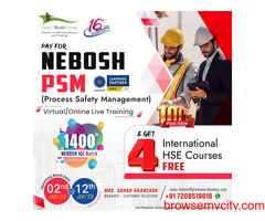 CHRISTMAS & NEW YEAR EXCITING OFFERS ON NEBOSH PSM!!!