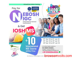 Amazing year-end Deals on NEBOSH ICG Course!!
