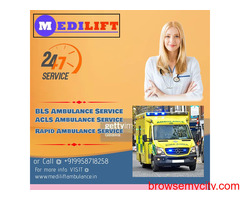 Ambulance Service in Madhubani, Bihar by Medilift| highly developed Medical staffs