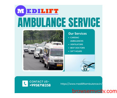 Ambulance Service in Tata Nagar, Jharkhand by Medilift| Life save Transport