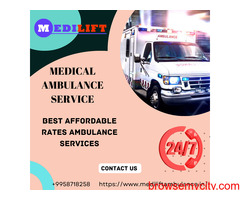 Ambulance Service in Vasantkunj, Delhi by Medilift| Available for patient at once your Call