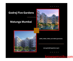 Godrej Five Gardens Matunga Mumbai | Find Your Freedom, At Affordable Rate
