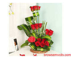 Order Valentines Day Flowers to Delhi via OyeGifts