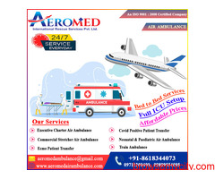 Aeromed Air Ambulance Services in Delhi -Quick and Safe Transfer