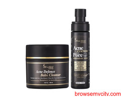 Buy Acne Balm Cleanser and Acne Pore Minimiser Mist Combo – The Silverdene Luxury