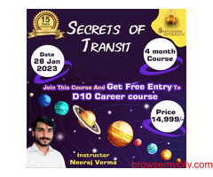 Learn Astrology Secrets of transit by Neeraj Verma
