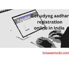 Get udyog aadhar registration online in India