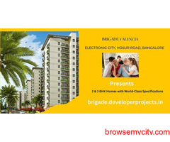 Brigade Valencia Electronic City Bangalore - Homes Served In Style