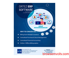 Get in touch with us for a demo of our interactive ERP software