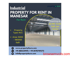 Industrial Property for Rent in Gurgaon