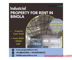 Industrial Shed for Rent in Binola