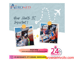 Hire domestic or international Aeromed air ambulance services in Bangalore