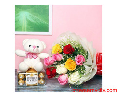 Send Valentines Day Gifts for her Online from OyeGifts, Get Same Day Delivery