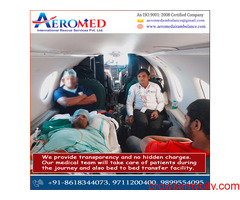 Aeromed Air Ambulance Services in Delhi - Reach the Destination Hospital Cost-Effectively