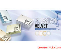 Russian Velvet Grey contact lenses